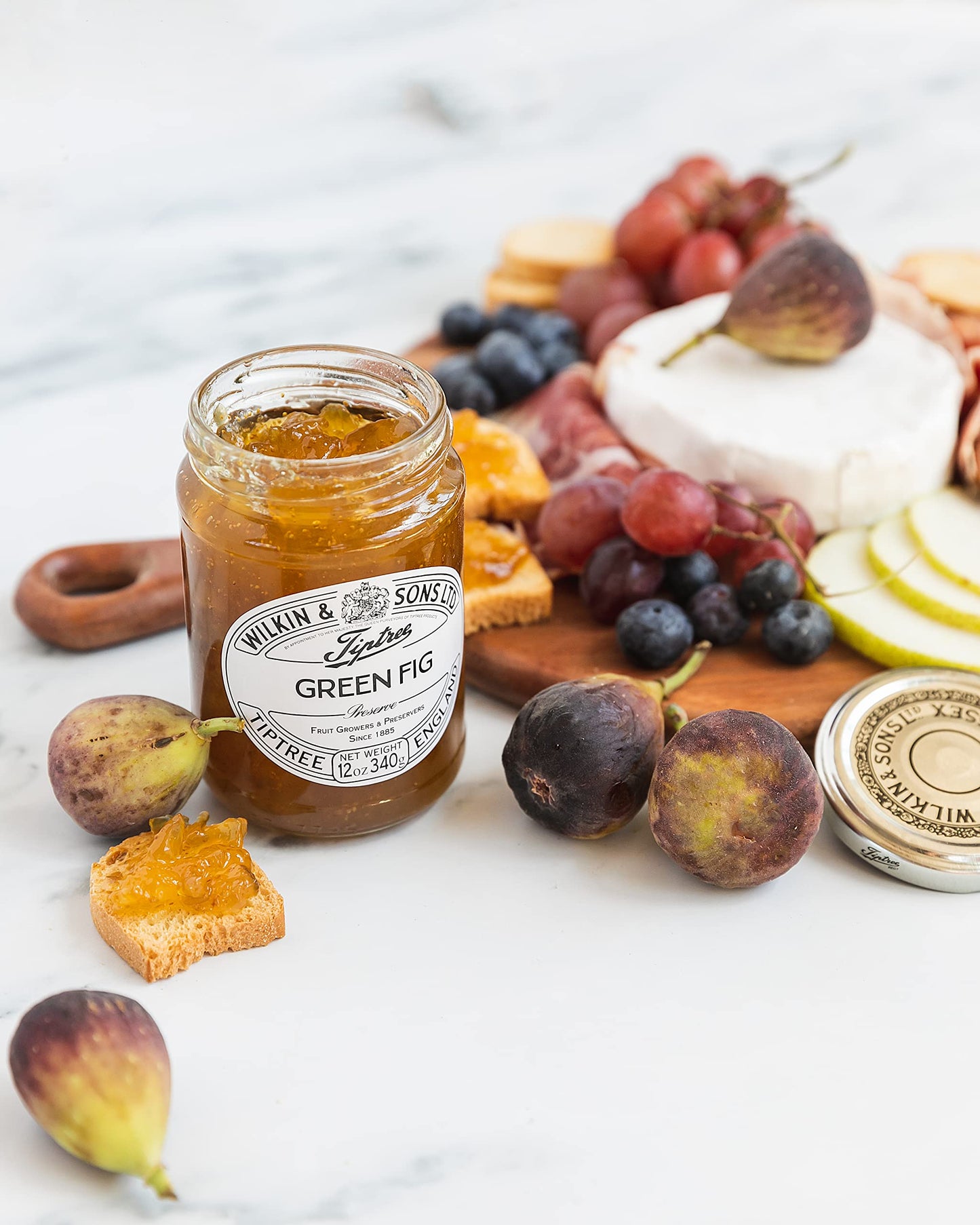Tiptree Green Fig Preserve, 12 Ounce Jar