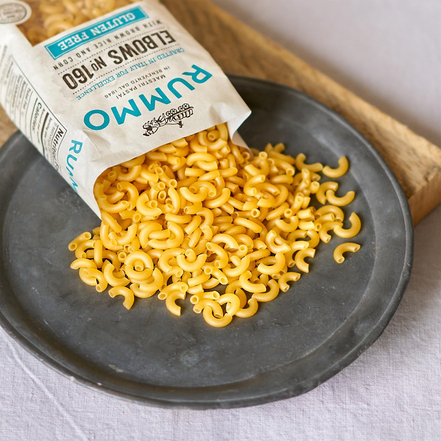Rummo Gluten Free Elbows Pasta N.160 - Elbow Macaroni Noodles, Made With Brown Rice & Corn, Whole Wheat Pasta, Gf Pasta Noodles-