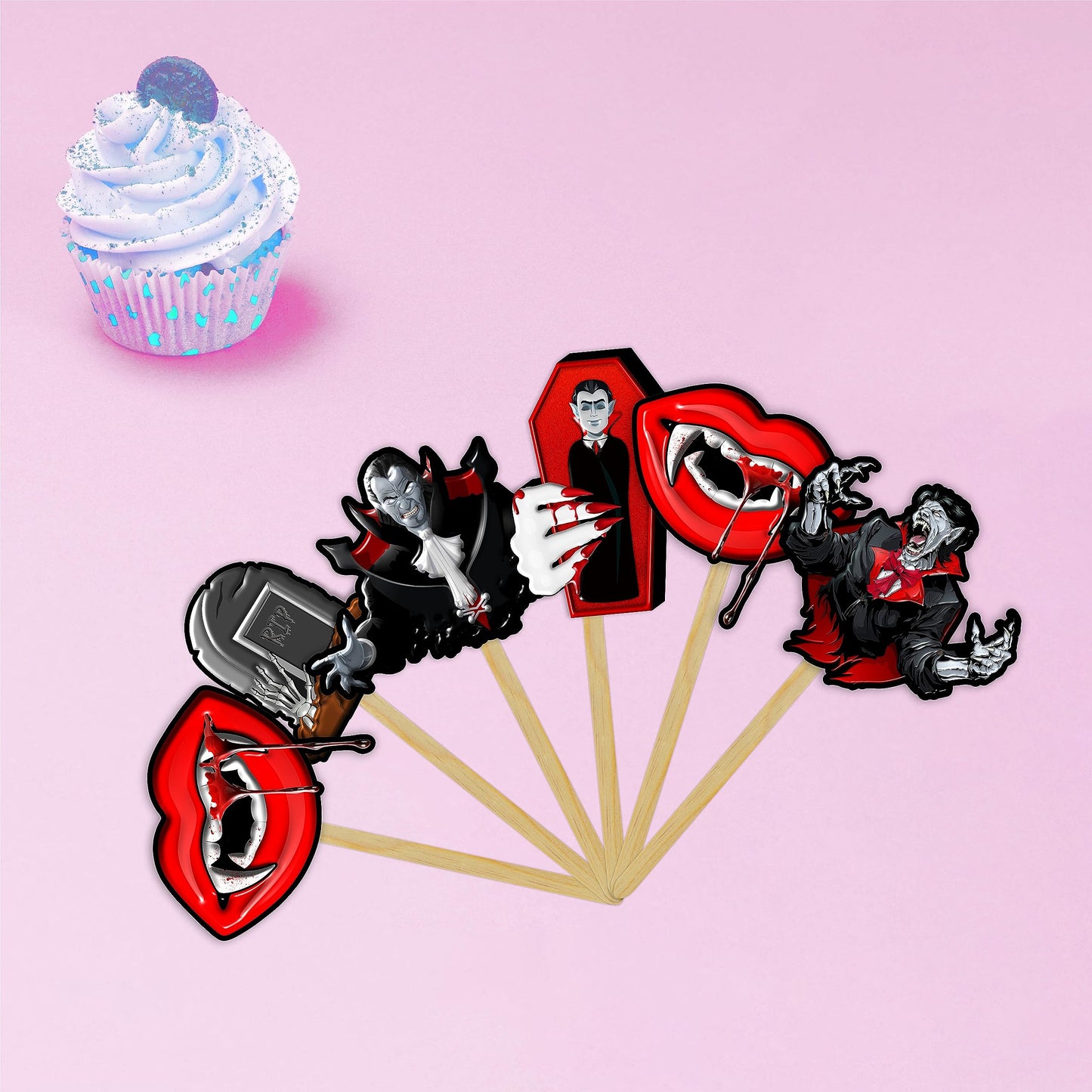 Seyal Vampre Cupcake Topper