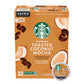 Starbucks K-Cup Coffee Pods, Toasted Coconut Mocha Flavored Coffee for Keurig Coffee Makers, 100% Arabica, Limited Edition, 1 Bo