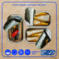 BELA Wild Caught Portuguese Sardines Variety Pack - (2) Tins Each of Piri Piri, Lemon, & Smoke Flavor | 4.25 Oz (Pack of 6) | Hi