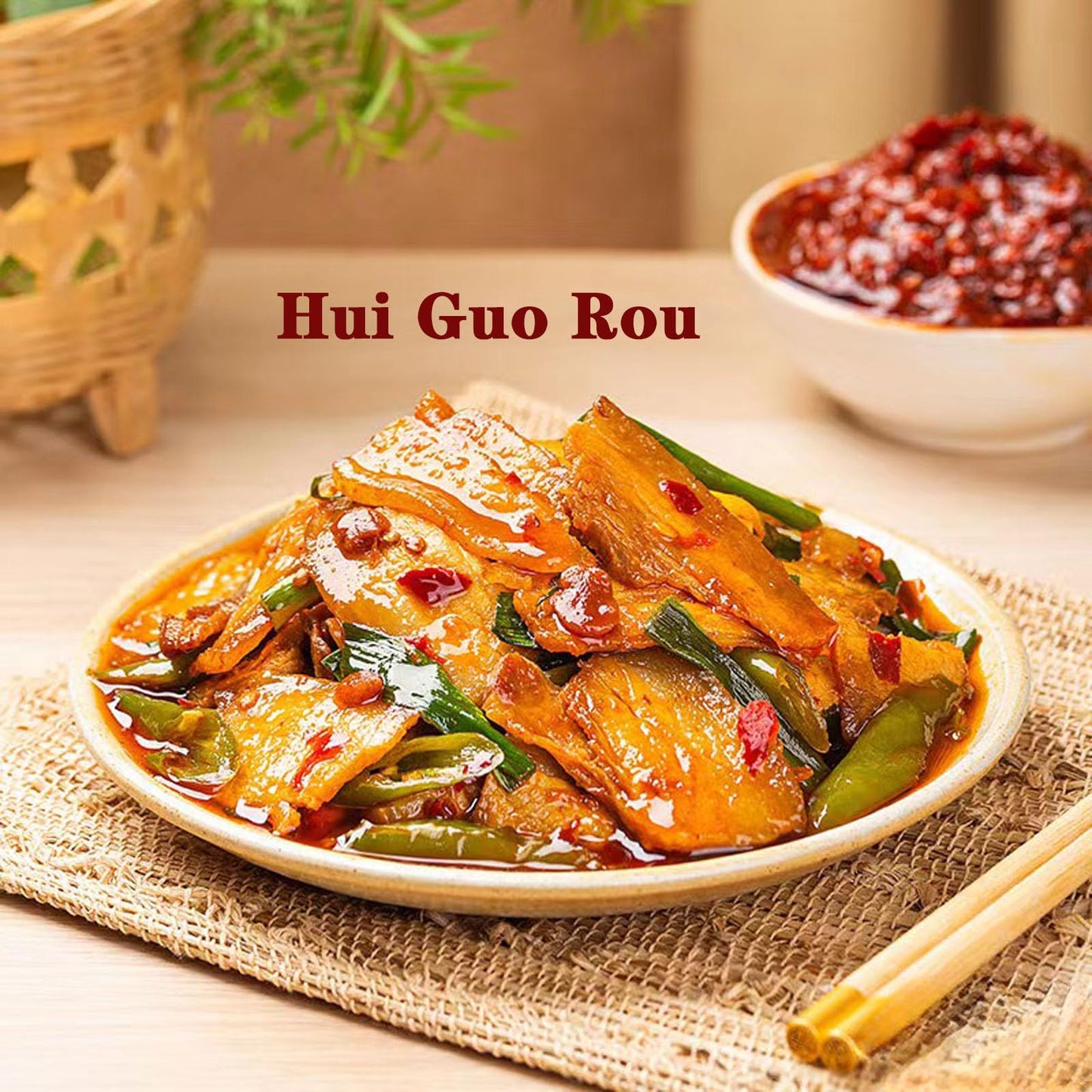 QIXINLIZYY cooking seasoning,Sichuan Pixian Hong You Doubanjiang, Dou Ban Jiang with red chili oil, chili fava bean sauce Sichua