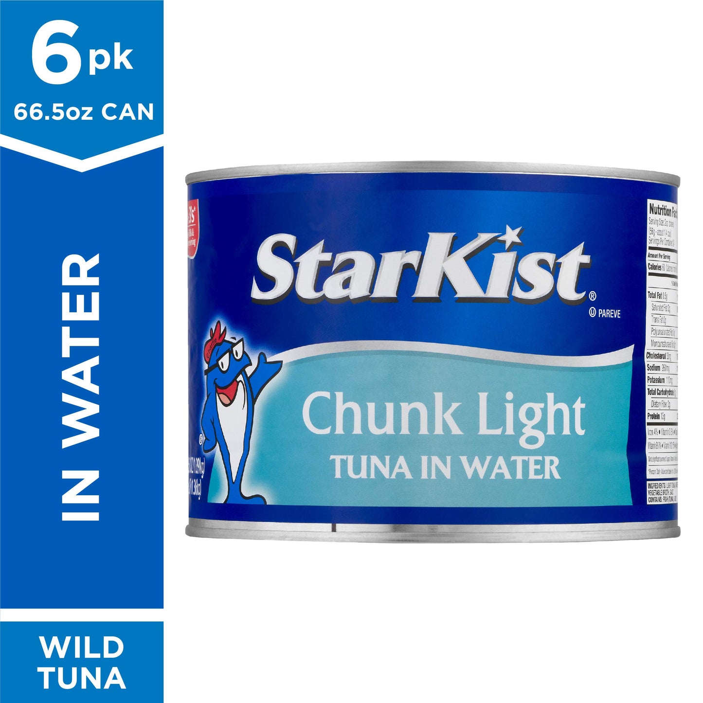 Starkist Chunk Light Tuna In Water, 66.5 Oz, Pack Of 6