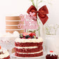 Gyufise 1Pc Will You Be My Valentine Cake Topper Pink Glitter Sweet Love Valentine'S Day Cake Picks Happy Valentine'S Day Weddin