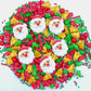 1 Bottle Christmas Sprinkles | Cake Cupcakes And Ice Cream Topper Decorations | Edible Holiday Sprinkles 3.5 Oz(6 Santa Christmas Tree Bell Mixing) For Christmas
