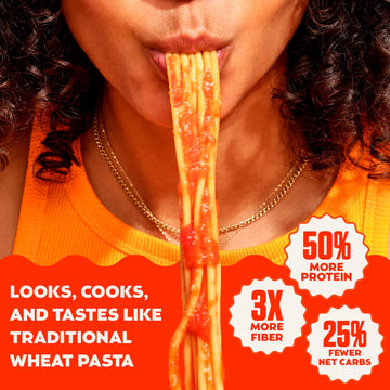 Banza Penne Pasta From Chickpeas - Gluten Free, High Protein, And Lower Carb Protein Penne Chickpea Pasta - 8Oz