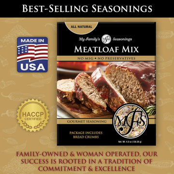 My Familys Seasonings Meatloaf Mix – All Natural Dry Seasoning – 4.8 oz Pack