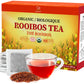 Soeos Organic Rooibos Tea, Naturally Caffeine Free, 100 Tagless Tea Bags, 9oz (250g), Black Tea