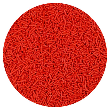 Red Sprinkles Jimmies 1.98 Pounds Container, Sprinkles For Cake Decorating, Cake Sprinkles, Sprinkles For Baking, Ice Cream & Mo