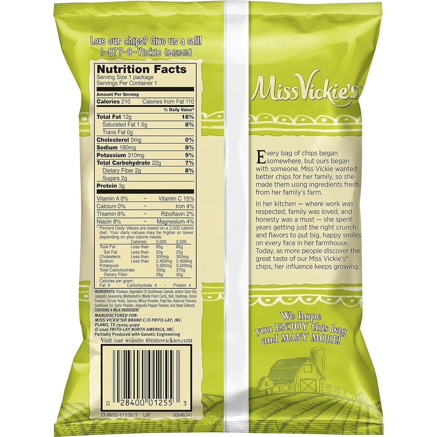 Kettle Cooked Potato Chips By Miss Vickie'S Value Pack Bundled By Superdeals | 1.375 Oz Bag | Jalapeno | Pack Of 16 With Mystery