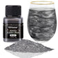 NiHome Edible Glitter Powder - Black Luster Dust for Food Decorating, 5g/0.18oz