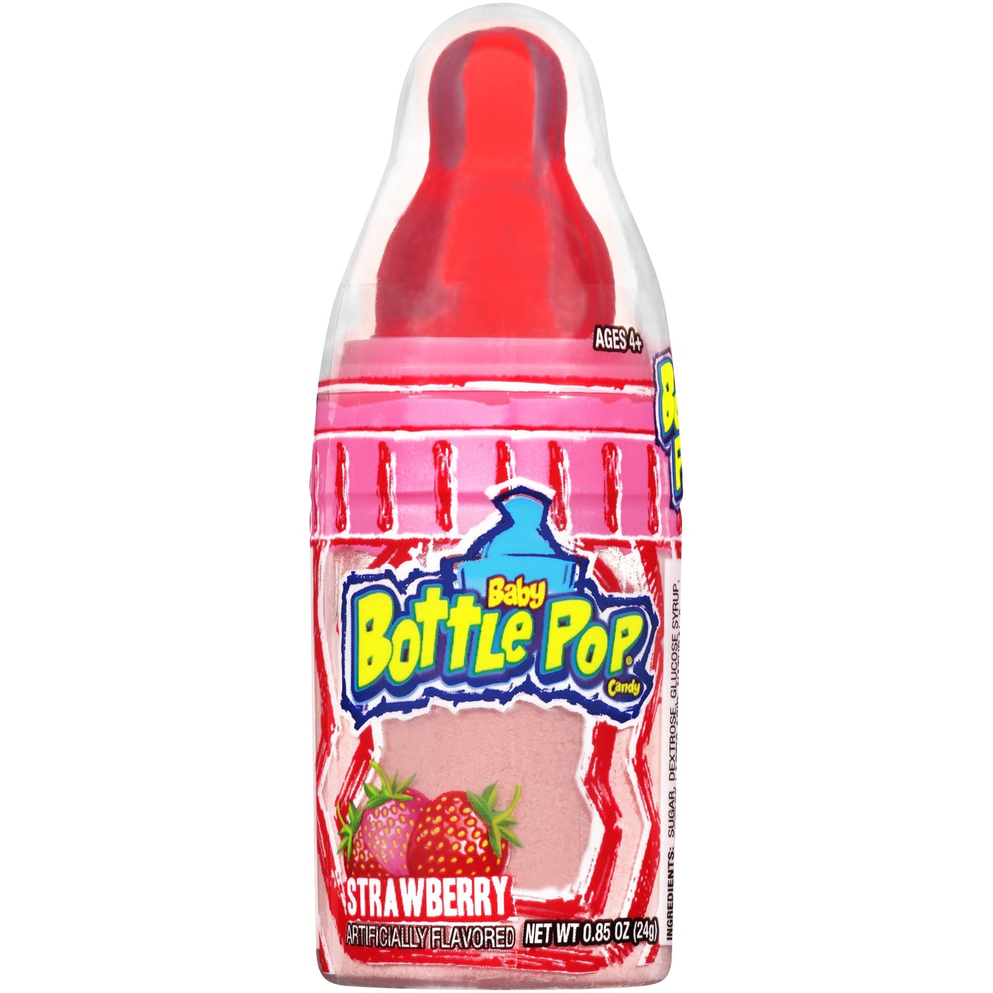 Baby Bottle Pop Party Pack 18 Count - Valentines Day Candy Bulk, Variety Individually Wrapped Lollipops w/ Powdered Sugar Dip i