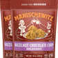 Manishewitz Hazelnut Chocolate Chip Macaroons, 10oz (2 Pack) | Coconut Macaroons | Resealable Bag | Dairy Free | Gluten Free Coc