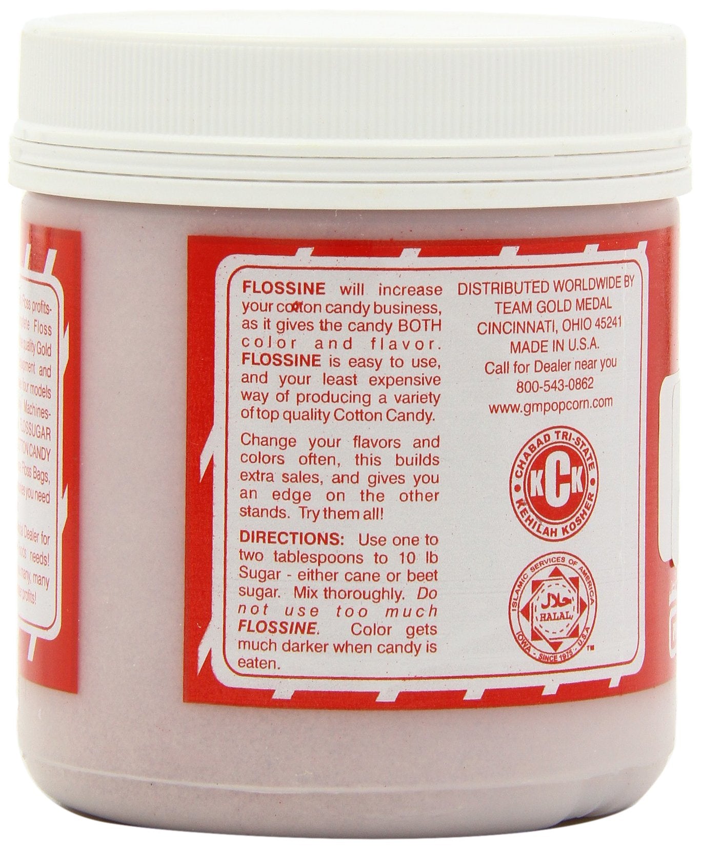Gold Medal Flossine Can, Orange