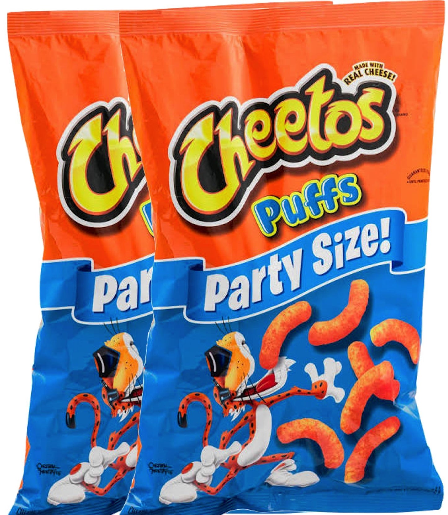 Cheetos Cheese Puffs Party Size 16 Oz Bag (2)