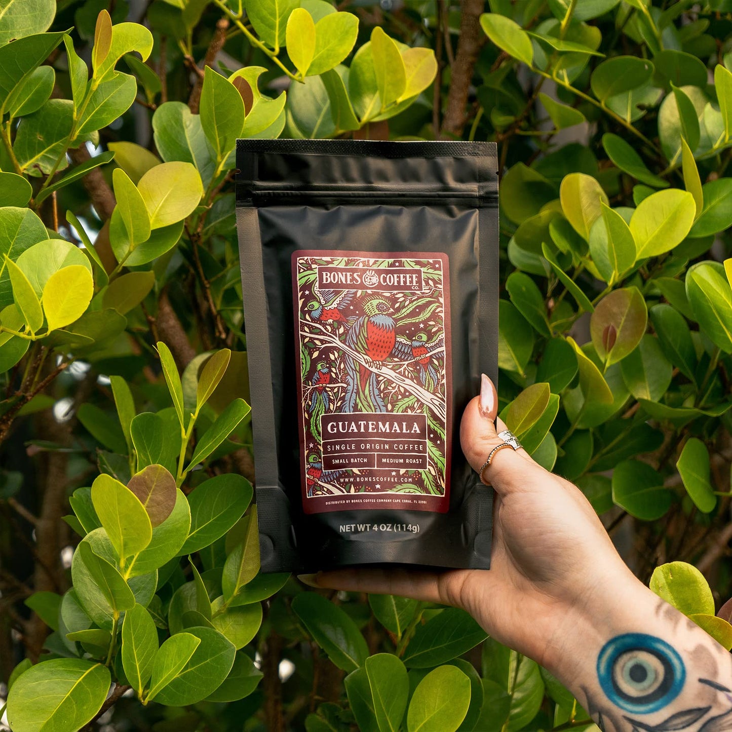 Bones Coffee Company New World Tour Sample Pack | Ground Coffee Beans Sampler Gift Box Set | 4 Oz Pack Of 5 Assorted Single-Orig