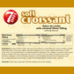 7Days Soft Croissant, Caramel - Dulce De Leche, Breakfast Pastry, Individually Wrapped On The Go Snack, Non-GMO (Pack of 6)