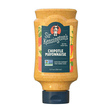 Sir Kensingtons Mayonnaise chipotle Mayo gluten Free Non gMO Project Verified certified Humane Free Range Eggs ShelfStable oz 12