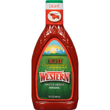 Western Sweet And Smooth French Light Salad Dressing, 15 Fl. Oz.