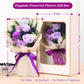 Jtoder Forever Flowers For Delivery Prime, Preserved Long Lasting Blue Purple Flower Bouquet For Mom Wife Girlfriend On Mothers
