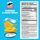 Pringles Cheddar & Sour Cream Potato Crisps, 158 G, Ligth Blue, Medium (3800013895)