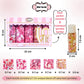 Pretty In Pink, Gold & White Pearl Sprinkles Mix - Edible Heart Sprinkles For Cakes, Cupcakes, Cookies - Spring, Birthday & Baki