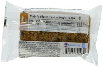 Bobos Oat Bars Maple Pecan 3 Ounce