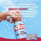 Splash Refresher Sparkling Water, Black Cherry - 8-Pack, 12 Fl Oz Cans - Flavored Carbonated Seltzer Water with Electrolytes, Ze