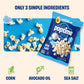 Poptime Kettle Cooked Popcorn Snacks - Sea Salt - Whole Grain - 1 Oz Bags - 24 Count - Non-GMO, Gluten-Free, Low-Calorie