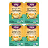 Yogi Tea Mandarin Mint Mindfulness - 16 Tea Bags Per Pack (4 Pack) - Organic Mandarin Mint Tea - Calming Herbal Tea - Includes A