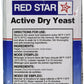 Red Star Active Dry Yeast, 2 lb Pouch, Ideal for Baking, White Blue and Red Packaging, High-Quality Yeast for Home Bakers