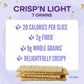 Wasa Crispn Light 7 Grains Crispbread, 4.9 Oz (Pack Of 4), Crackers, Non-Gmo Ingredients, 7 Grain Blend, 20 Calories Per Slice