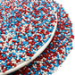 Se Si&Moos Red White And Blue Sprinkles For Cake Decorating Patriotic Sprinkles 4Th Of July Independence Day Cupcake Decorations
