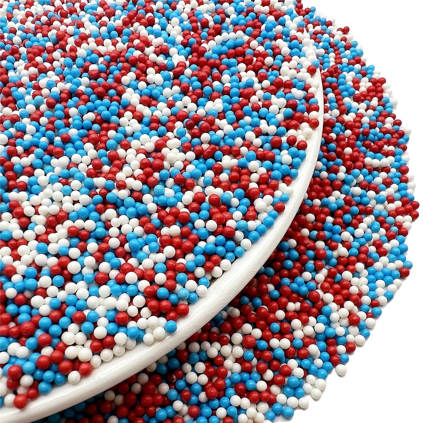 Se Si&Moos Red White And Blue Sprinkles For Cake Decorating Patriotic Sprinkles 4Th Of July Independence Day Cupcake Decorations