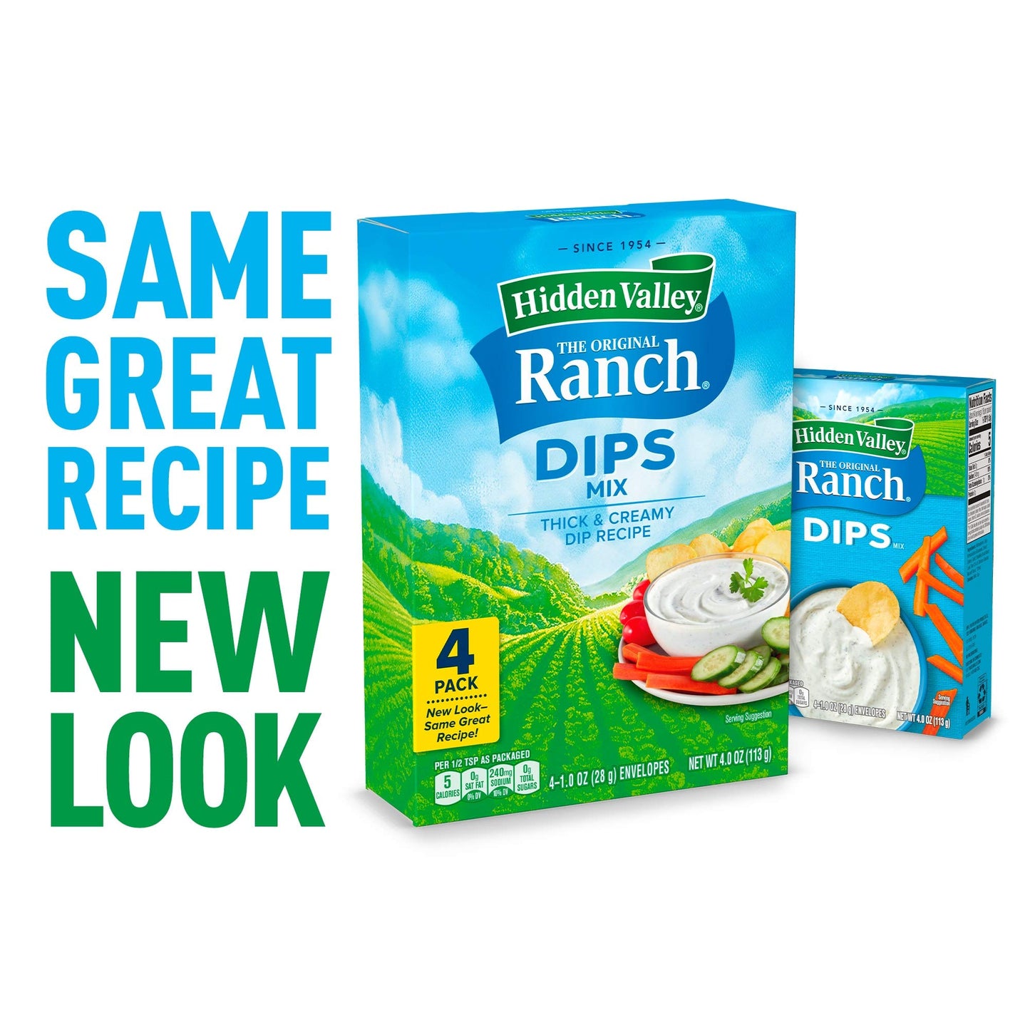 Hidden Valley Ranch Dipping Sauce Mix, Thick & Creamy Ranch Dipping Sauce, Gluten Free Dipping Sauce, Keto Friendly Dip, 1 Ounce