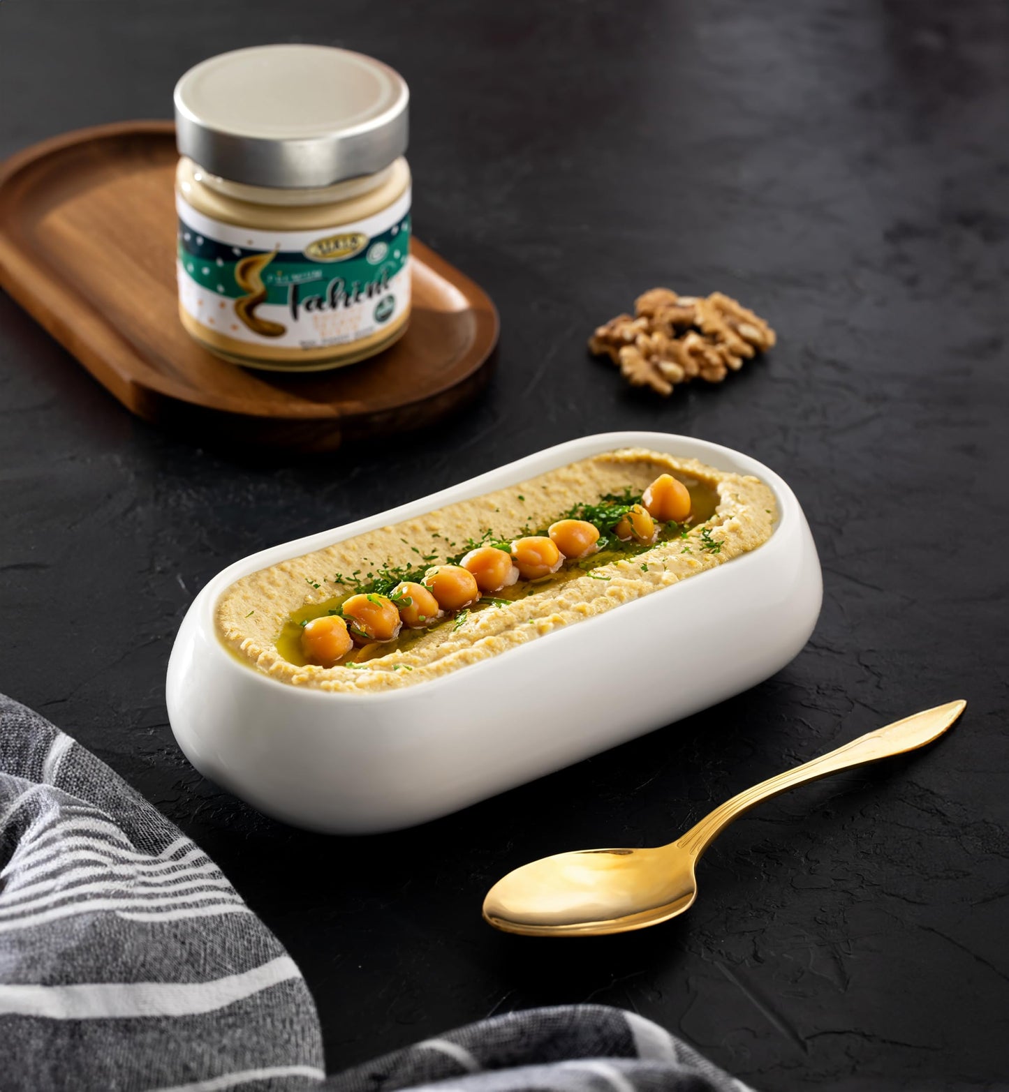 Tahini, Tahini Paste, Tahini Sauce, Tahini Paste For Hummus, Tahini Cream, Sesame Tahini, 7.05 Oz.(200 Gr)