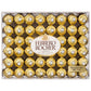 Ferrero Rocher Hazelnut Chocolates Diamond Box 48 Count | 12 Inch Teddy Bear Plush | Valentine Day Premium Gift Bag | Sweetheart Love For Wife Girlfriend Mother Daughter Her Friend | Gift Basket
