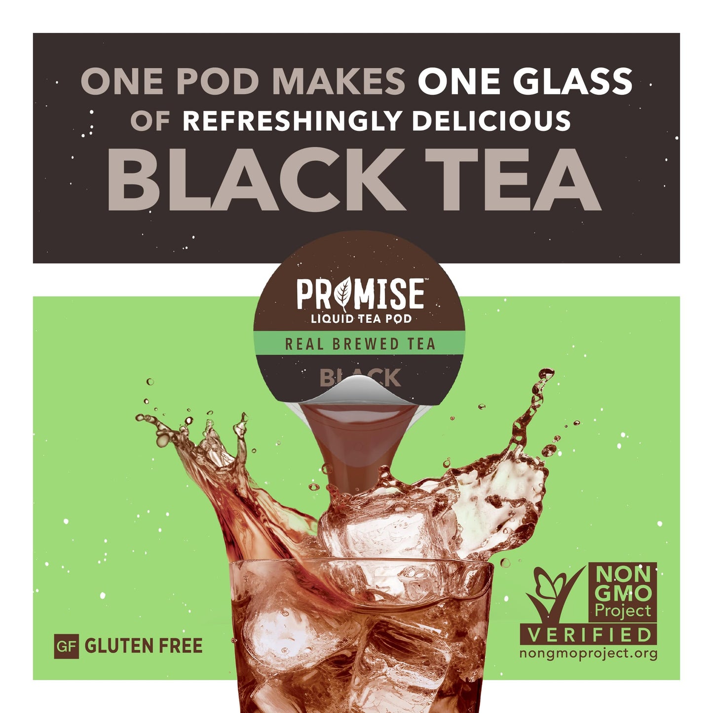 Promise Tea Single Serve Liquid Tea Concentrate Pods By Java House, Peel And Pour (Pack Of 12, Black Tea)