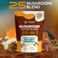 WELLNESS LABS  Mushroom Coffee Instant Coffee, 25-in-1, Keto Friendly, 90 Servings, 6.35 Ounce
