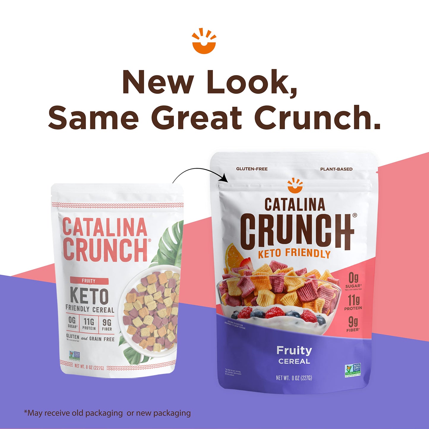 Catalina Crunch Fruity Cereal | Low Carb, Sugar Free, Gluten Free | Vegan, Plant Based Protein | Breakfast Protein Cereals | Keto Friendly Food