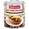 Chef-mate Basic Cheddar Cheese Sauce, Canned Food for Mac and Cheese, 6 lb 10 oz (#10 Can Bulk)