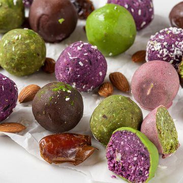 Elan Organic Acai Blueberry Cashews, Non-Gmo, Vegan, Gluten-Free, Kosher, Glazed Nuts (Roasted Cashews, Acai Berry Powder, Blueb