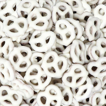 Vanilla Yogurt Covered Pretzels - 5 Pound Bulk Pack - Sweet and Salty Snack