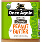 Once Again Organic Creamy Peanut Butter, 16Oz - Lightly Salted, Unsweetened - Usda Organic, Gluten Free Certified, Vegan, Kosher - Glass Jar