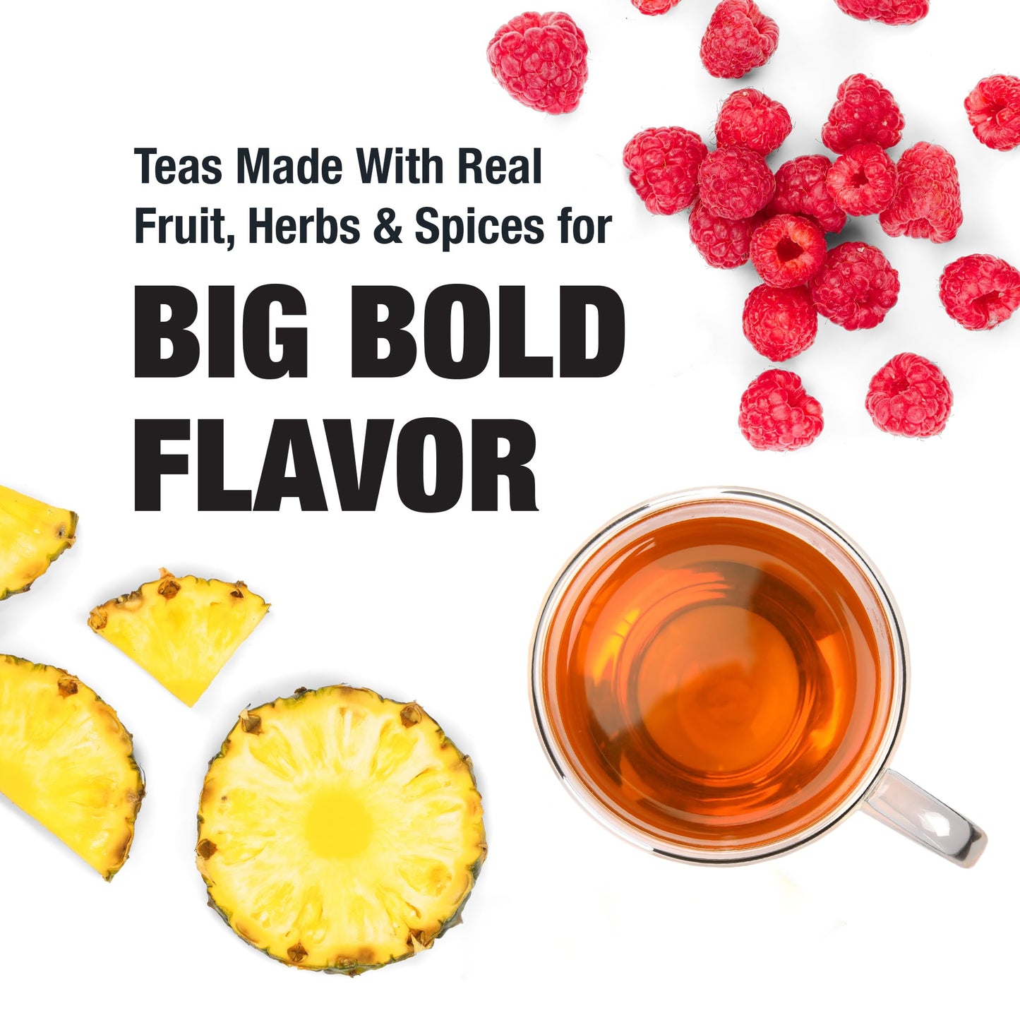 Tiesta Tea Passion Berry Jolt Loose Leaf Black Tea, 16oz Resealable Pouch, Makes Up to 200 Cups