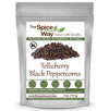 The Spice Way Whole Tellicherry Black Peppercorns - (4 Oz) Can Be Used As A Grinder Refill Bulk.