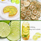 TXDYNLLK Dried Lime Slices, Premium Dehydrated Limes, 8.82oz (250g) for Crafts, Cake Decoration, Cocktail Garnish