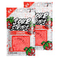 SOUR STRIPS Watermelon Sour Candy Strips | Vegan Friendly | 3.7 oz Pack of 2 | Red
