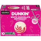Dunkin White Chocolate Peppermint Artificially Flavored Coffee, Keurig K-Cup Pods, 10 Count Box