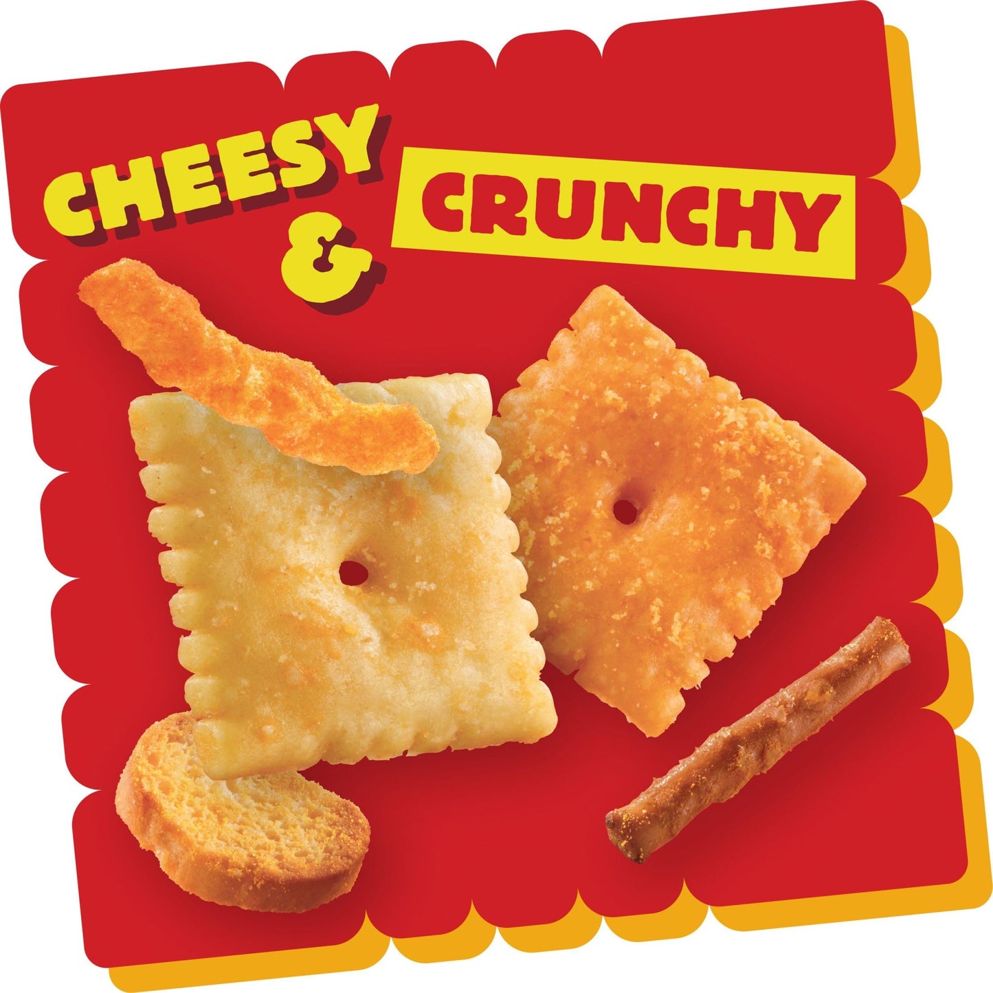 Cheezit Snack Mix Double Cheese (Pack Of 6)